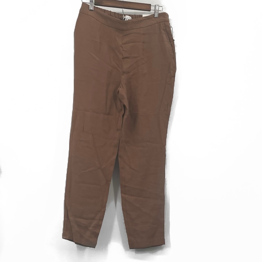 Maison d’ Amelie Paris Brown Pull On Dress Pants Stretch Career Slacks 6